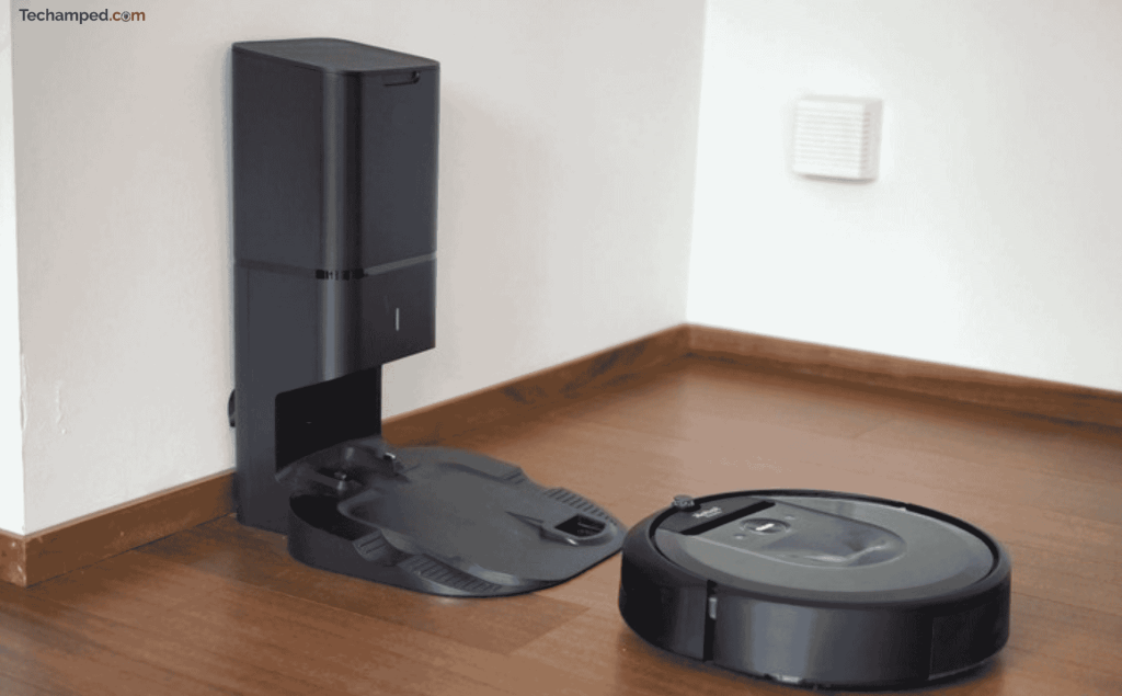 Roomba returning to the dock