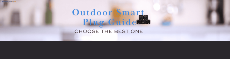 Banner image for the Outdoor Smart Plug Guide, featuring a selection of top-rated outdoor smart plugs for smart home automation.