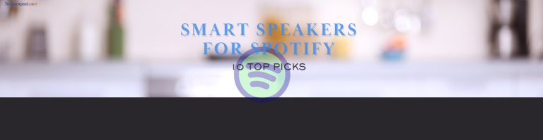 A selection of the best smart speakers for Spotify arranged on a modern surface.