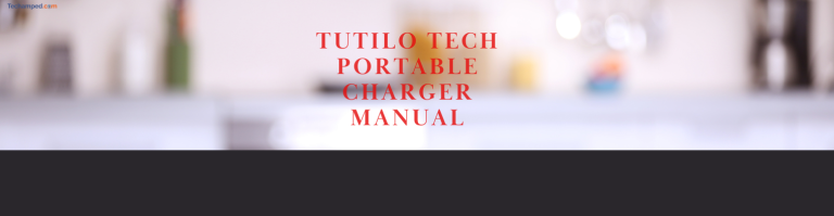 tutilo tech portable charger manual